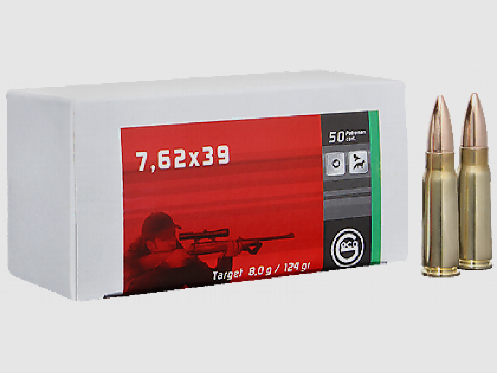 7,62×39 Target FMJ 8g / 124gr