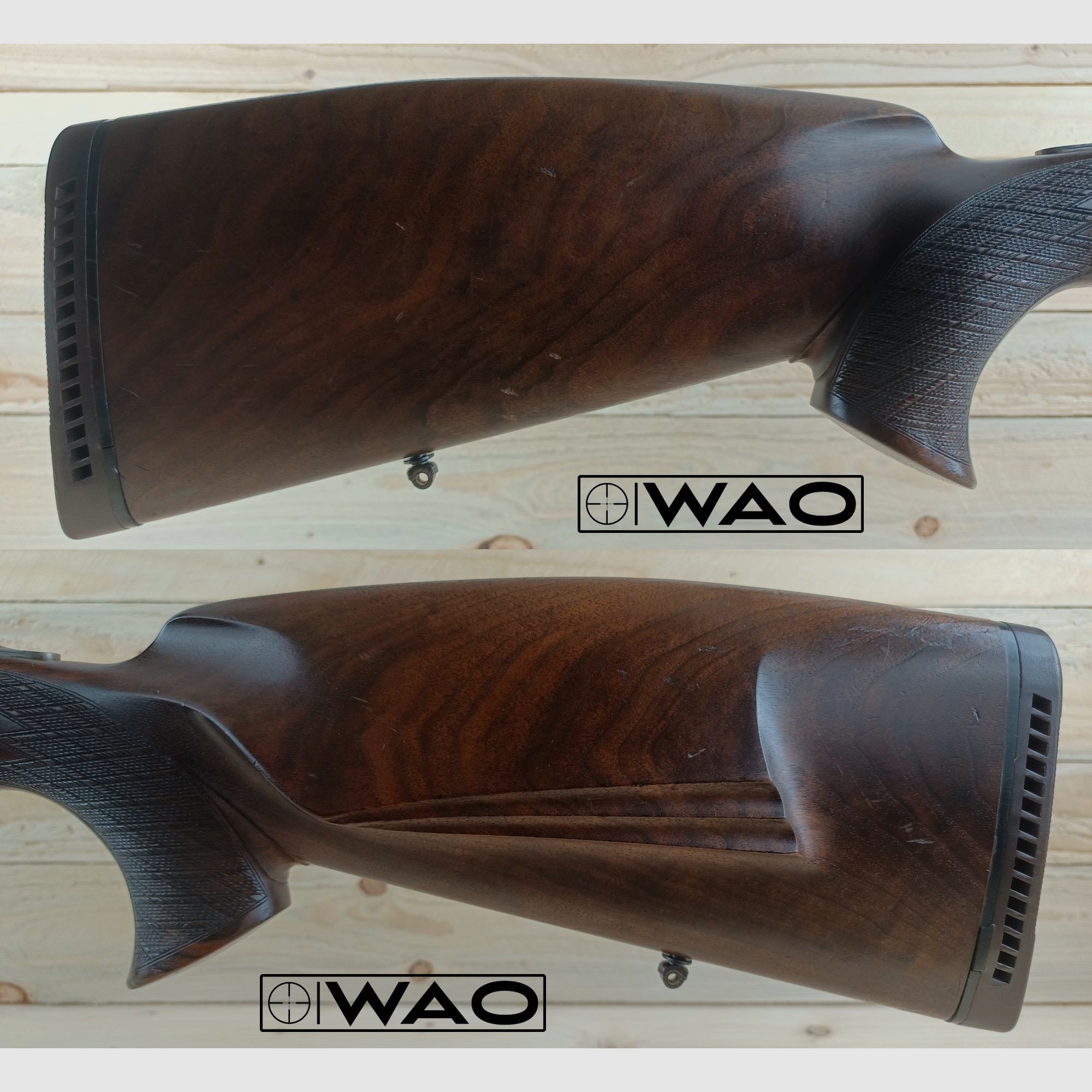 Double express rifle Otto Baier Linden, cal. 9.3x74R, .243Win *Rareté - avec Zeiss Diavari*, image 4 sur 8