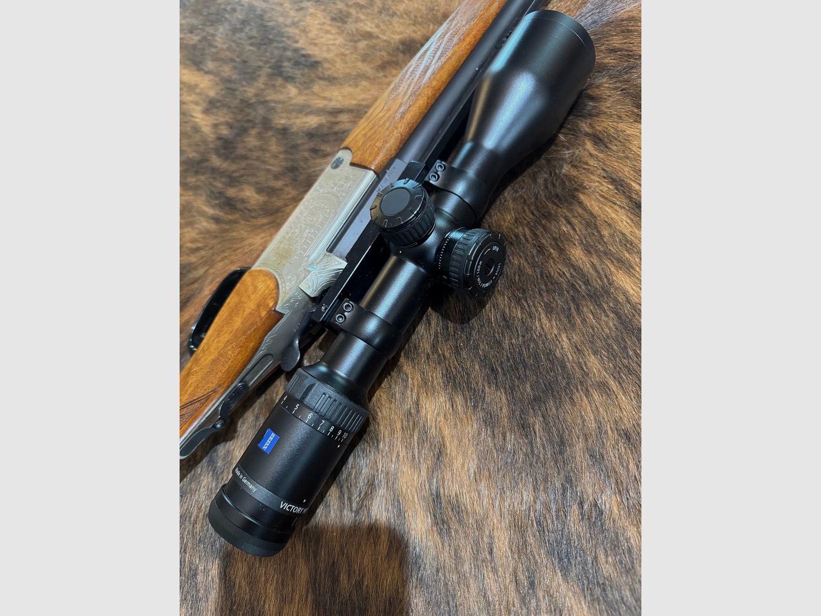 Blaser – double rifle BBF ES70 caliber 7x57R + 12/70 with target optics Zeiss