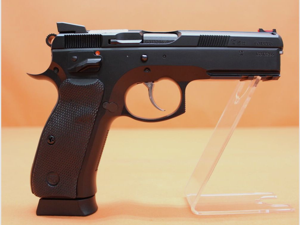 CZUB	 Ha.Pistole 9mmLuger CZUB CZ 75 SP-01 SHADOW 116mm Lauf/Fiber-Leuchtkorn/3 Magazine (9mmPara/9x19)