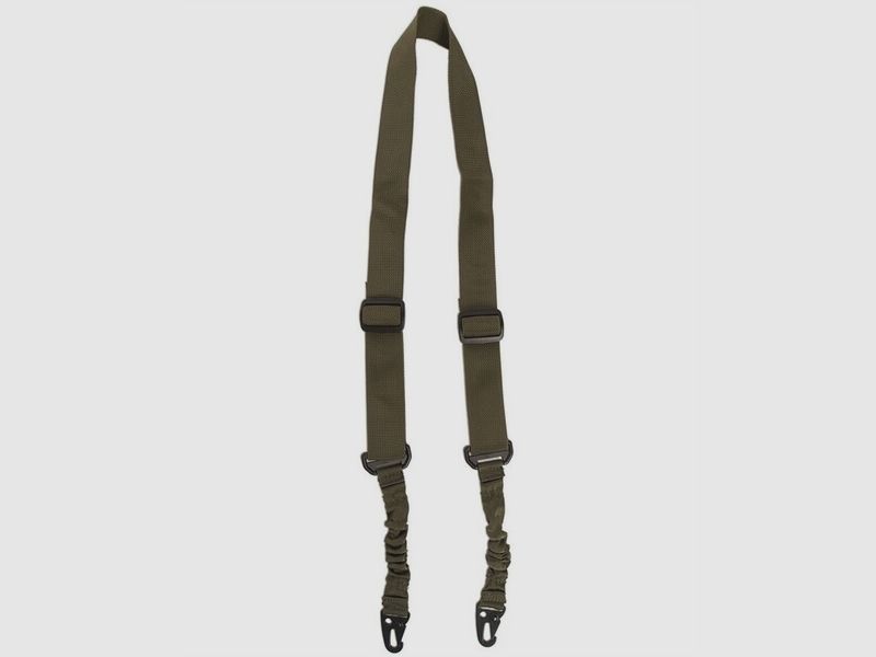 Tactical Gewehrgurt / Tragegurt mit Bungee (67-112cm), 2-Punkt, OLIV