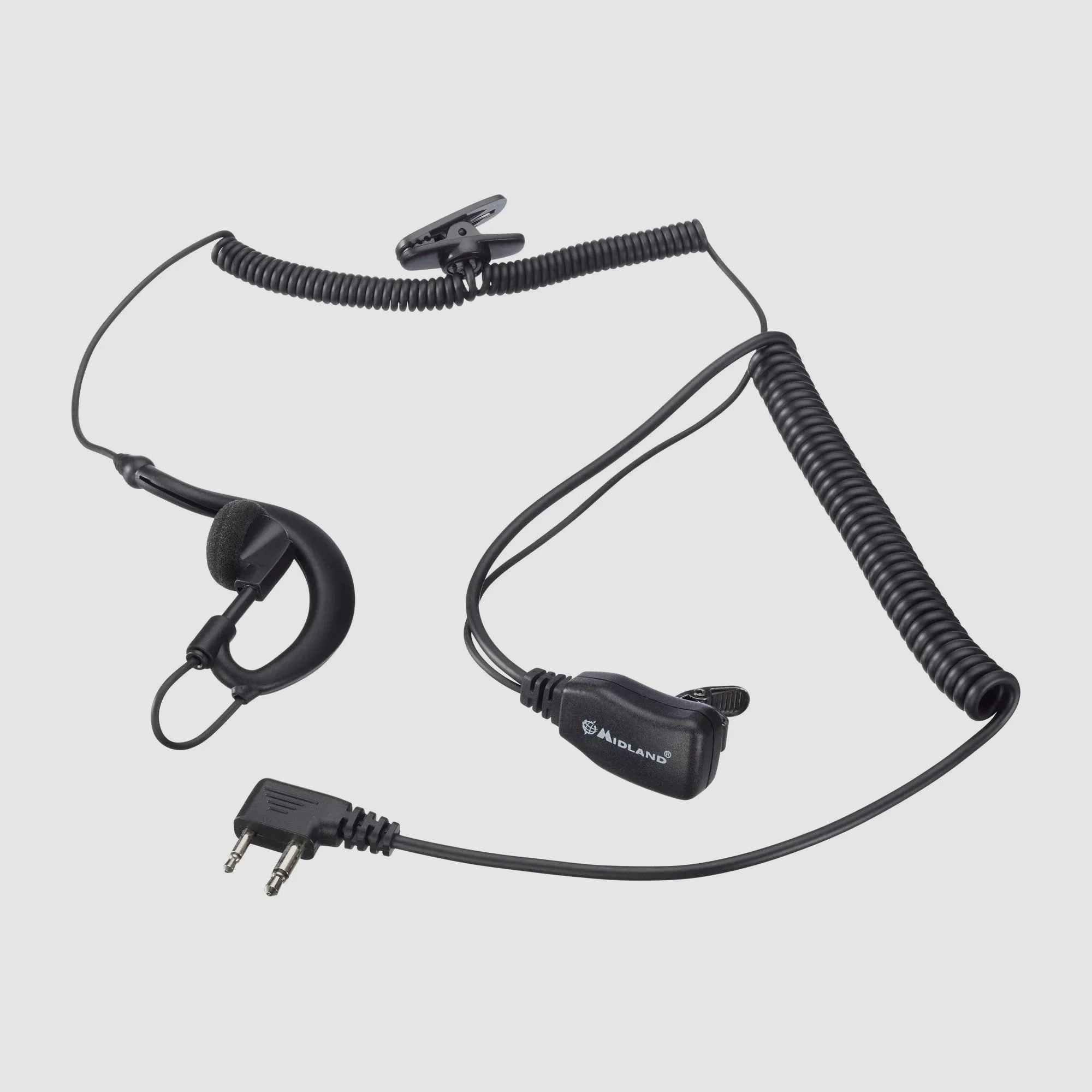Midland A21M Clip-Mikrofon/Ohrhörer