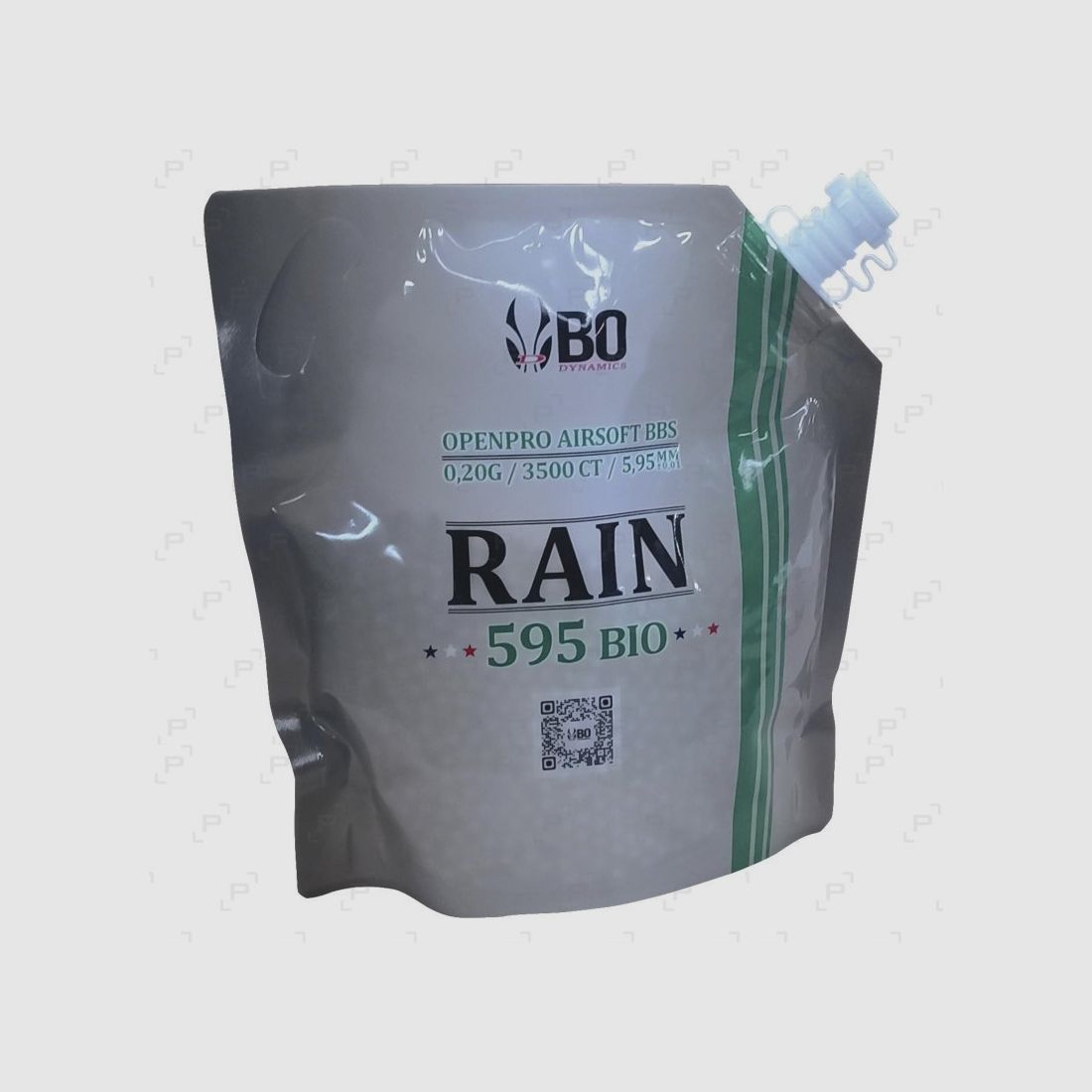 Sacchetto di 3500 pallini bio bianchi BLACK OPS RAIN Calibro 6 mm / 0,20 g
