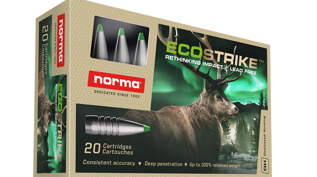 NORMA ECOSTRIKE - Das bewährte bleifreie Geschoss ECOSTRIKE in den Kalibern 6,5x55 SE und 6,5 Creedmoor 