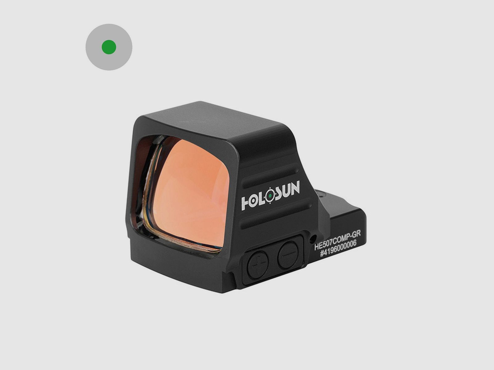 Holosun Reflexvizier HE407COMP-GR6 met groene 6MOA Dot, afbeelding 1 van 8