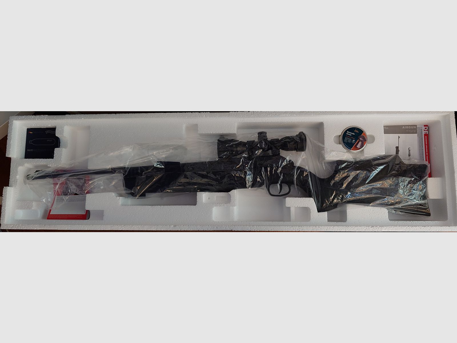 Umarex 850 m2 (Kostenlose Lieferung) mit Co2 Adapter und Walther Zielfernrohr + viel Zubehör 