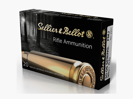 30-06 Springfield S&B FMJ 180gr VE20