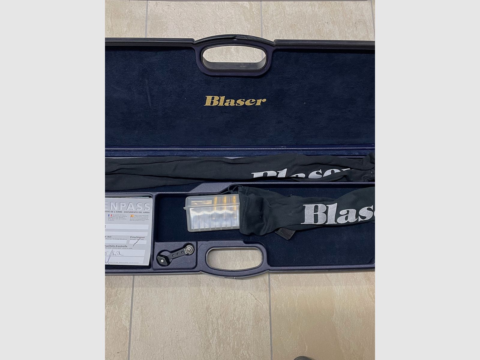 Blaser F3 Attache Game Bockdoppelflinte 12/76