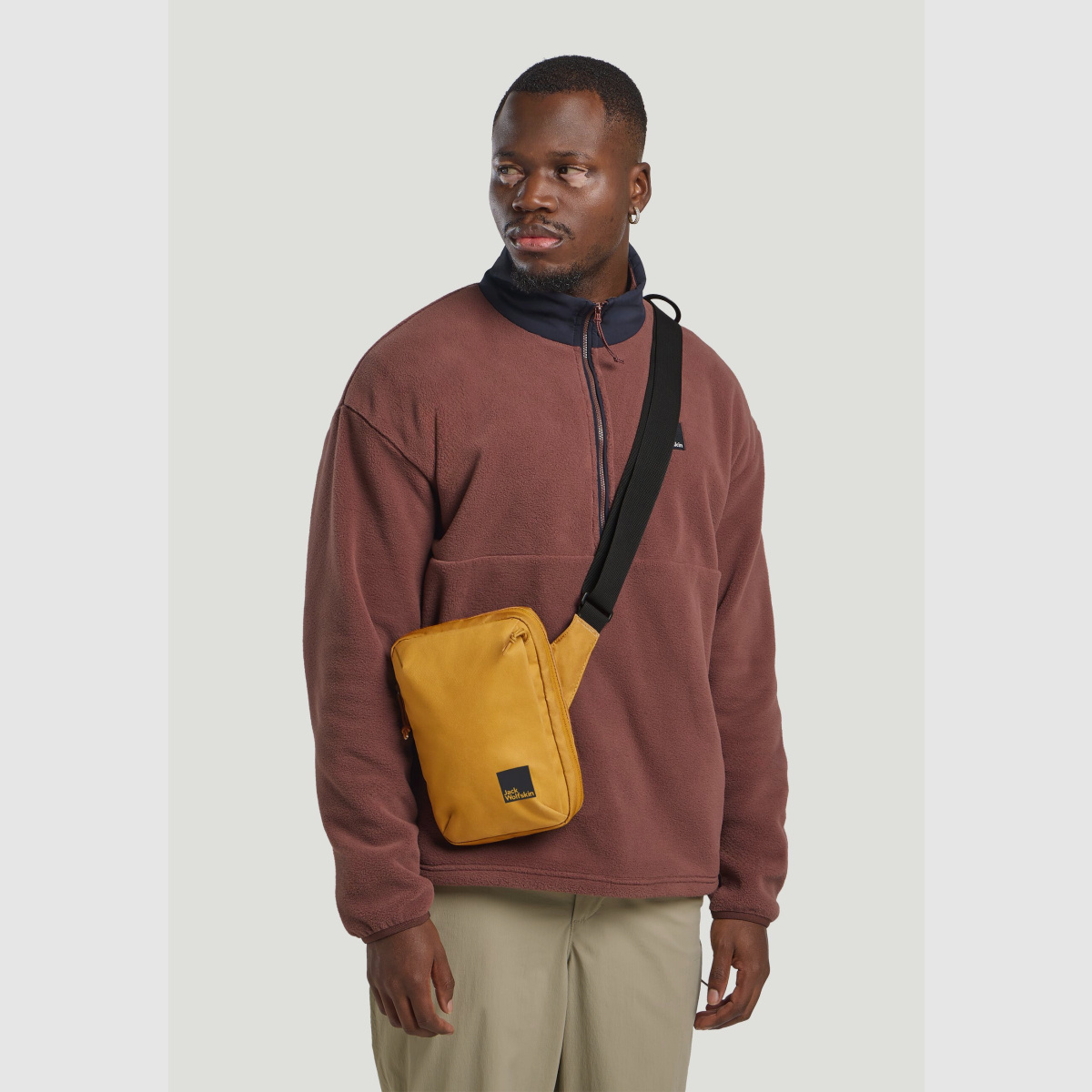 JACK WOLFSKIN Konya Organizer Umhängetasche Salted Caramel