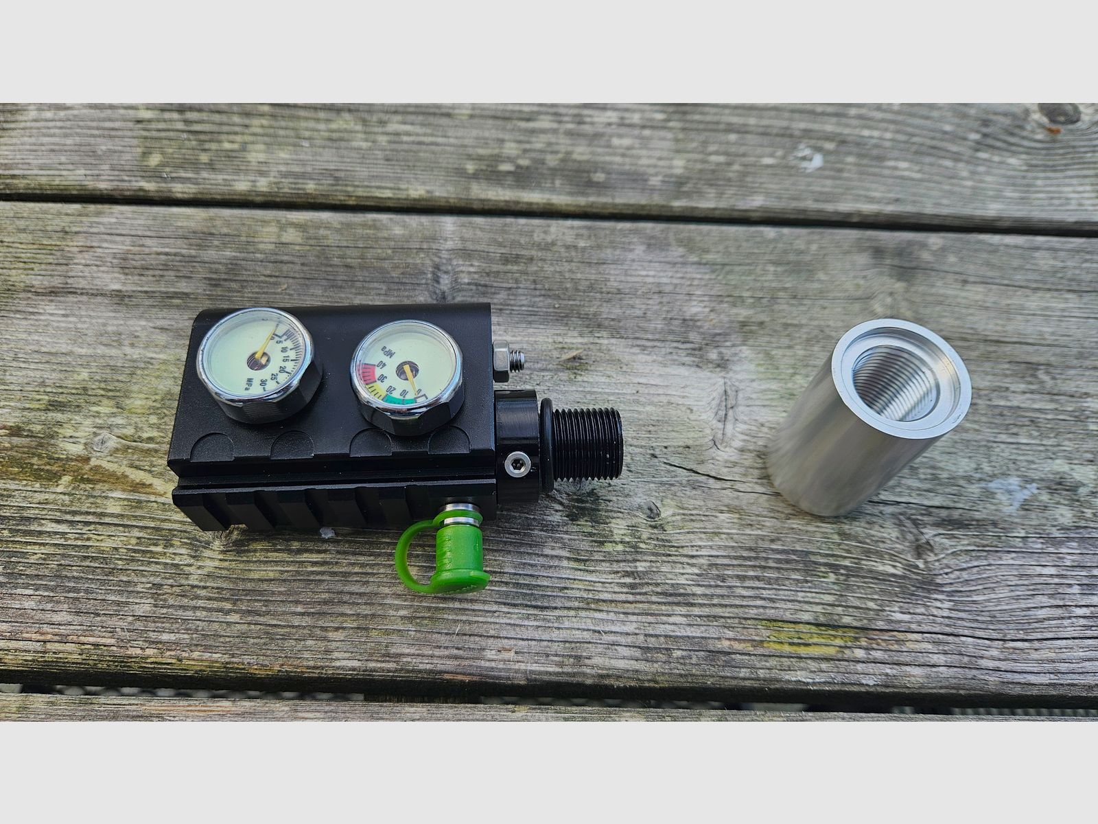 Snowpeak/AirmaX PP750 - Z Valve Ventil PCP Regolatore per il collegamento di bombole ad aria compressa