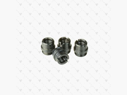 1911 grip screw bushings/ AISI 12L14 steel with blue finish