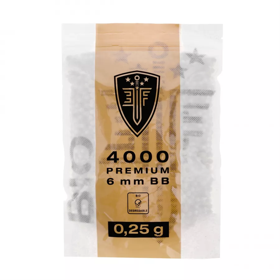 Kulki ASG Elite Force Premium Bio 0,25 g 6 mm 4000szt., zdjęcie 1 z 3