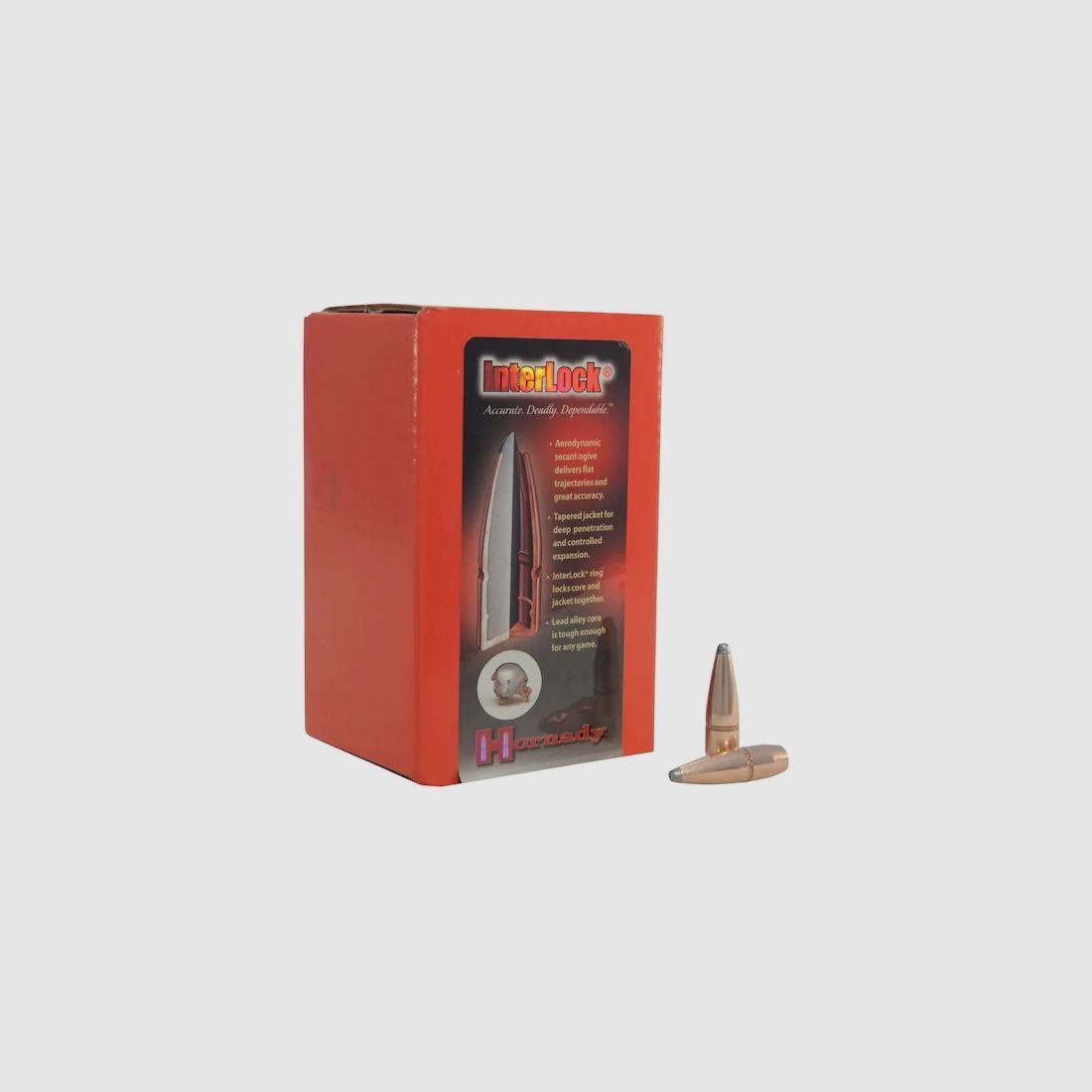 Hornady Geschoss .30/.308 INTERLOCK SP BT 165GR 100 Stück