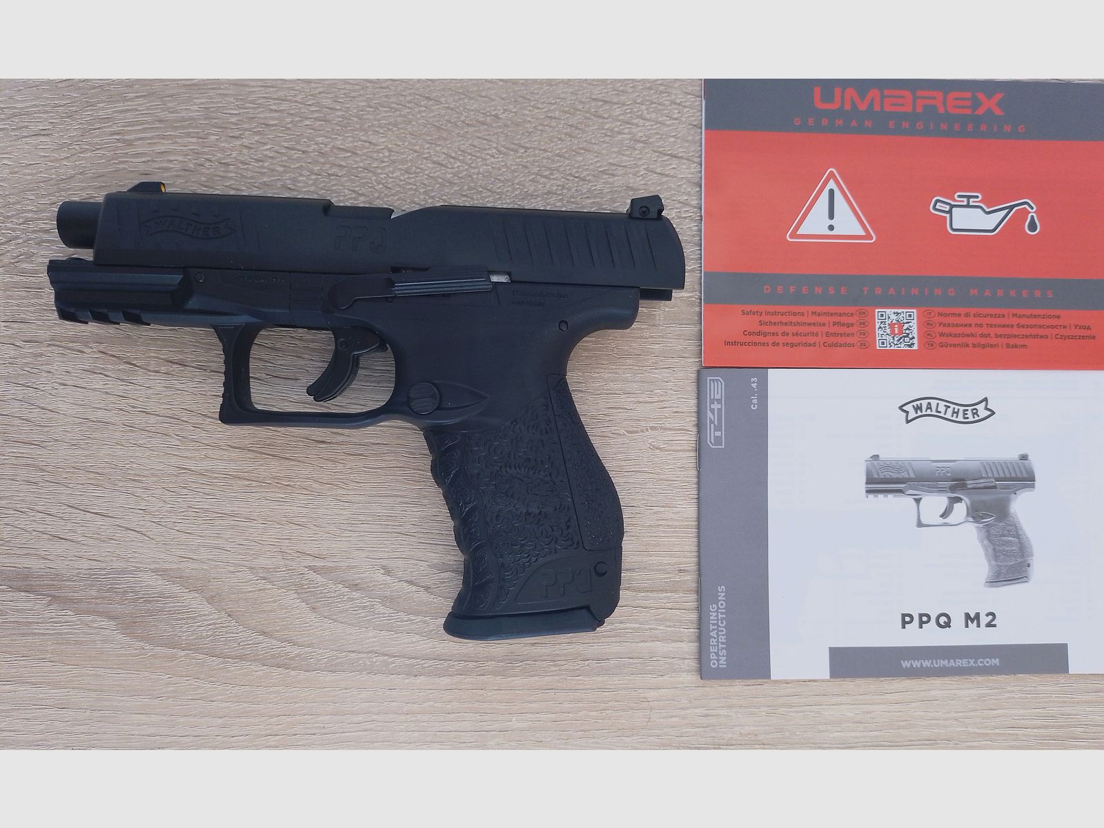 Walther PPQ M2 RAM T4E neuwertig 