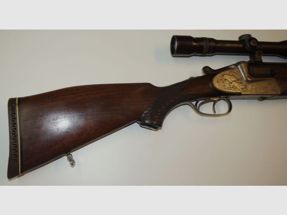 Sodia Ferlach Bockbüchsflinte, Sodia Ferlach BBF, cal. 12-70 / 9,3x74R, con Kahles HELIA-Super 3-9 x 32