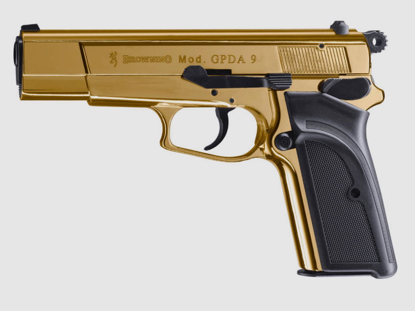 Umarex 318.02.12 Browning GPDA 9 9 mm P.A.K. - Gold Pyro, image 1 of 2