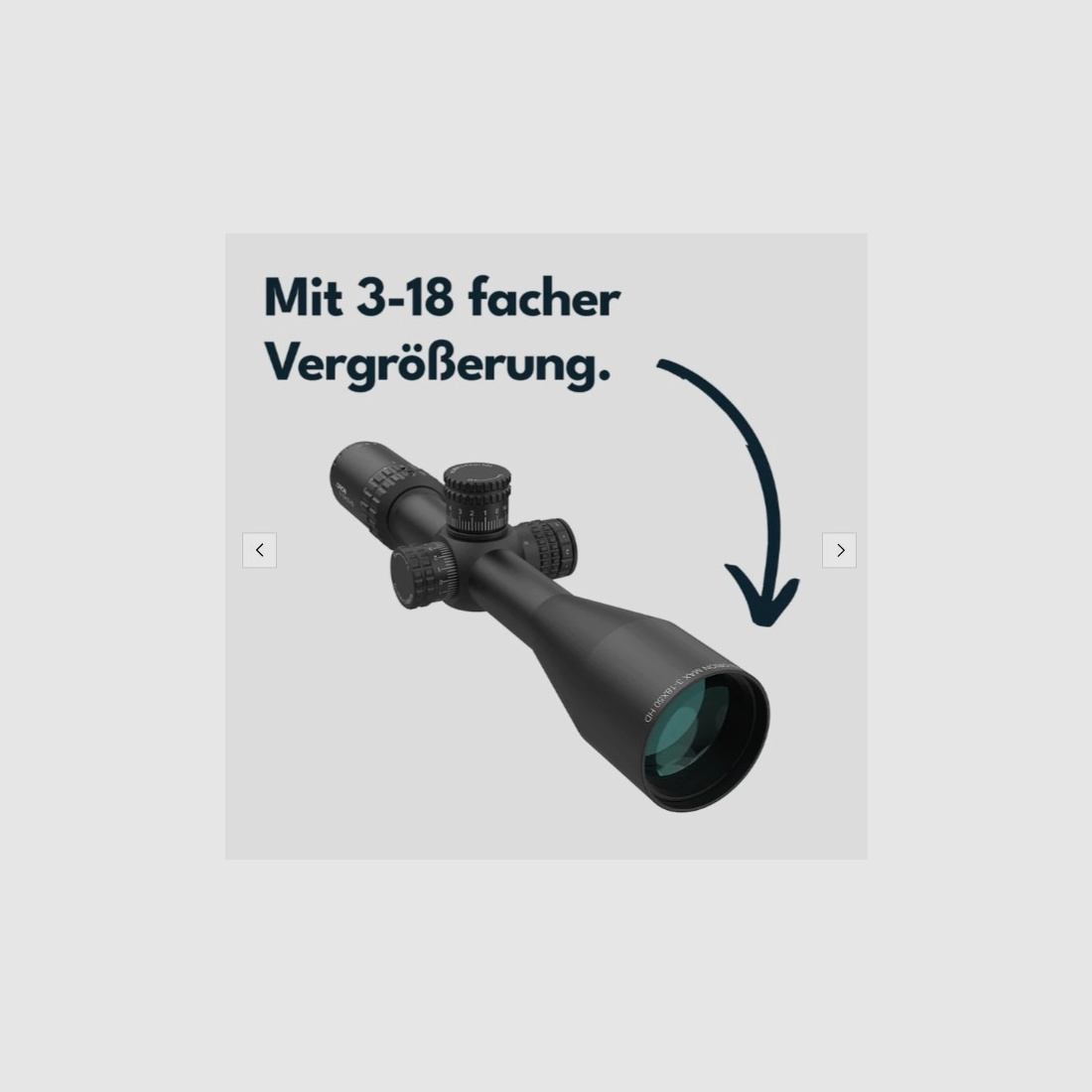 Vector Optics SCOL-57 Orion Pro Max Zielfernrohr 3-18x50 HD SFP - Montage für 21mm Picatinny/Weaver