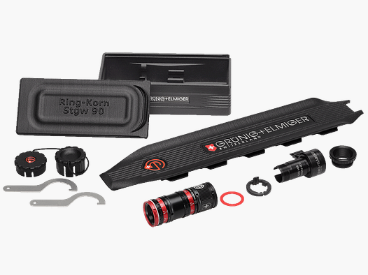 Iris verstellbar G&E PE90 "DUO" ohne Augenschutz mit Adapter, Box, Schutzdeckel, Deflektor