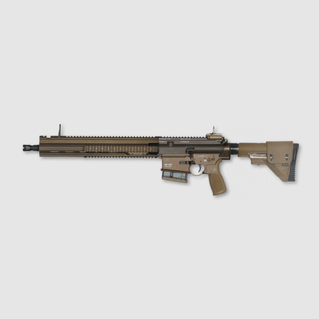 HECKLER & KOCH MR223 A3 16,75'' .223Rem SLINLINE lange handguard, zandkleurig, afbeelding 2 van 2
