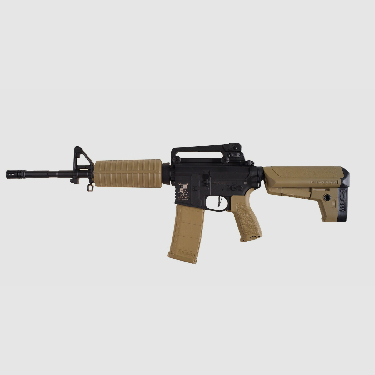 AR15 Classic CHARLIE TAN/Schwarz S-AEG Softair Gewehr Frei ab 18 Jahren | Delta Armory