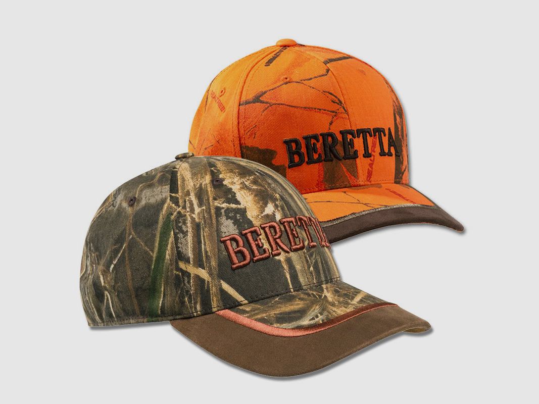 Beretta Jagdkappe – Schirmkappe in Orange Camo / Max-7 Camo