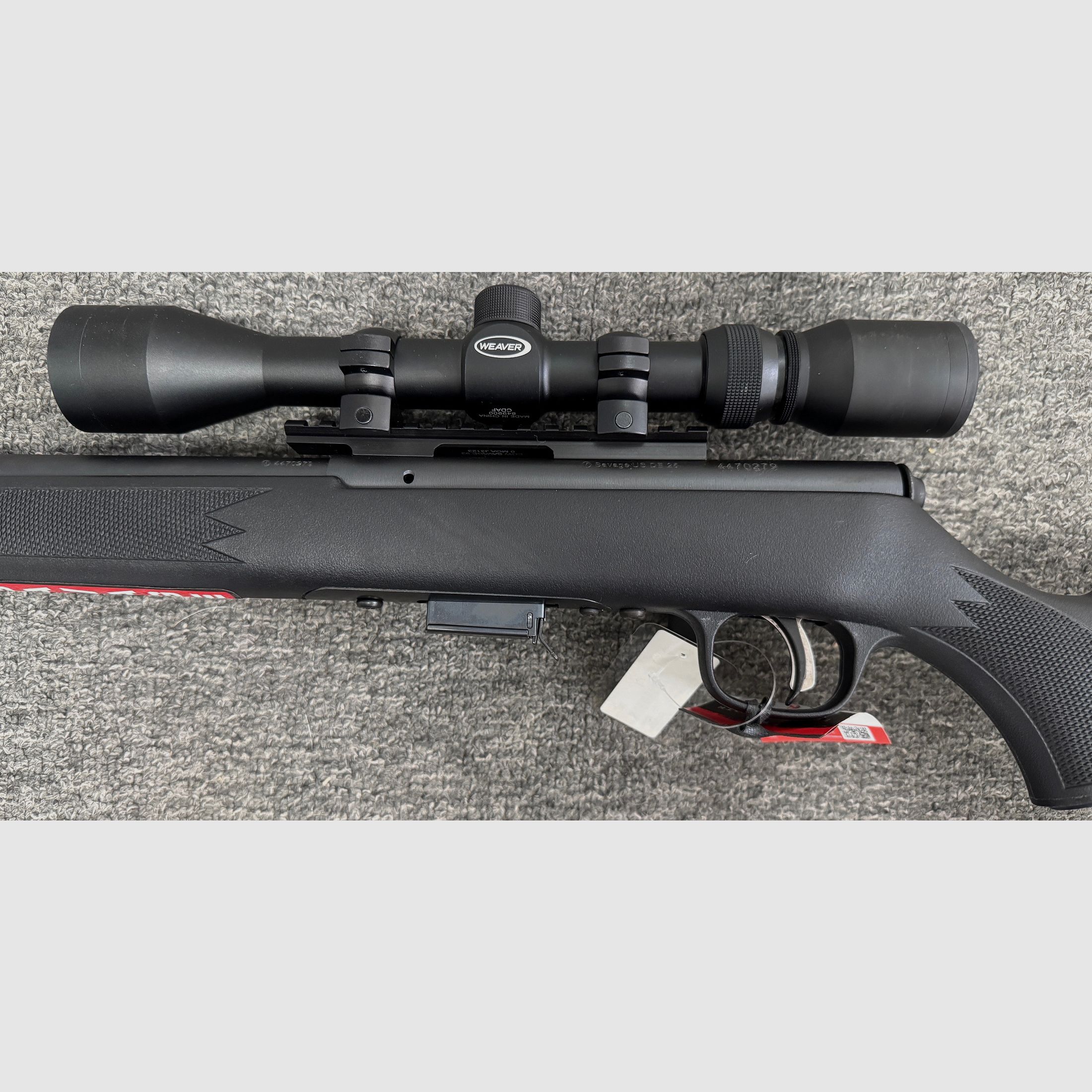 Savage 93R17 .17 HMR, Mündungsgewinde, Picatinny, 3-9x40