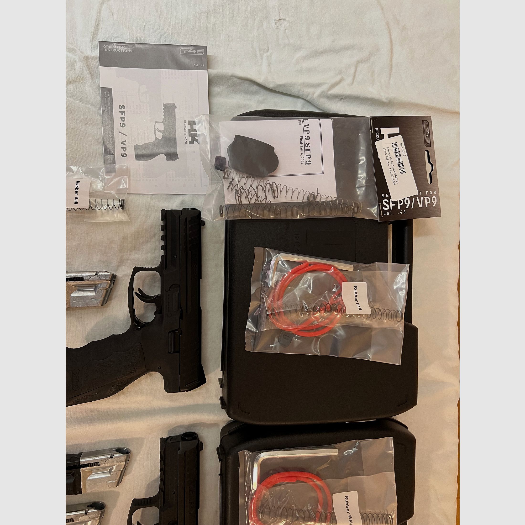 Umarex VFC Heckler & Koch SFP9 T4E CO2 RAM Pistole Kal. 43 schwarz neu NP 270€