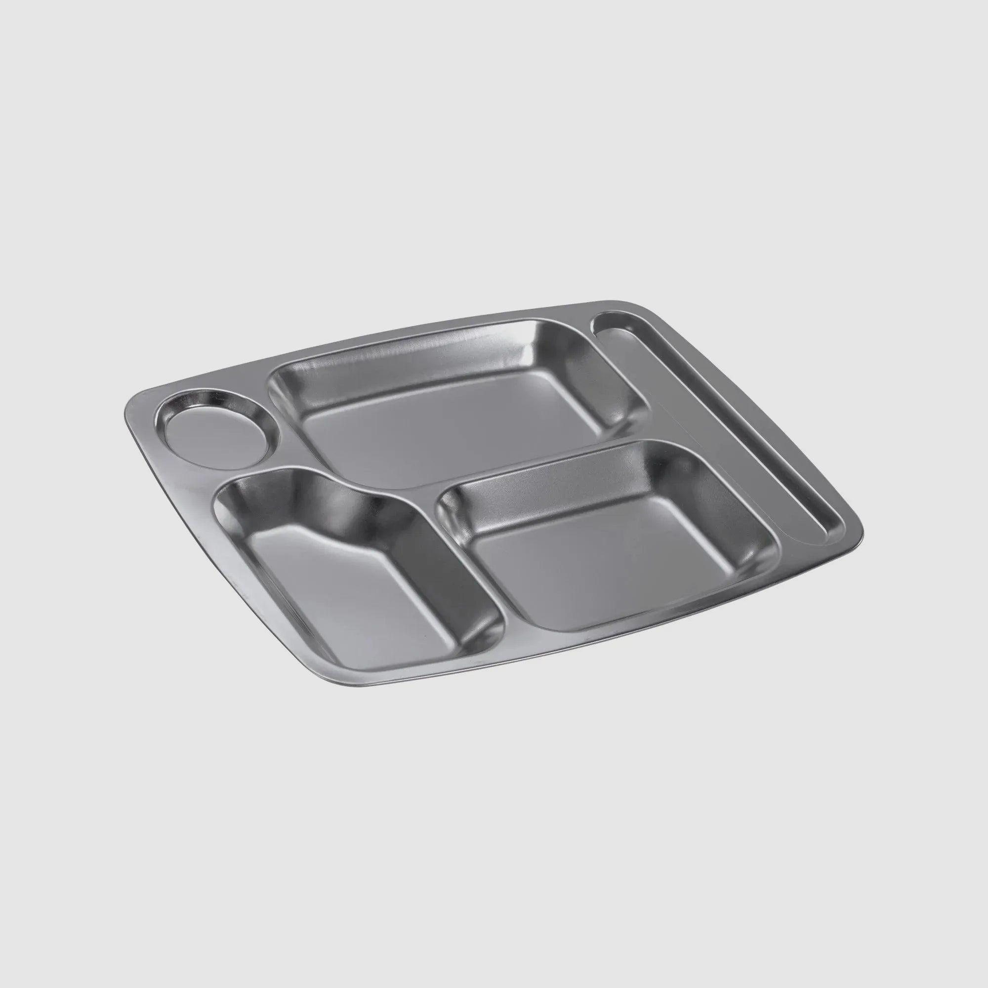 MFH MFH Kantinenplatte Edelstahl 5 Fächern