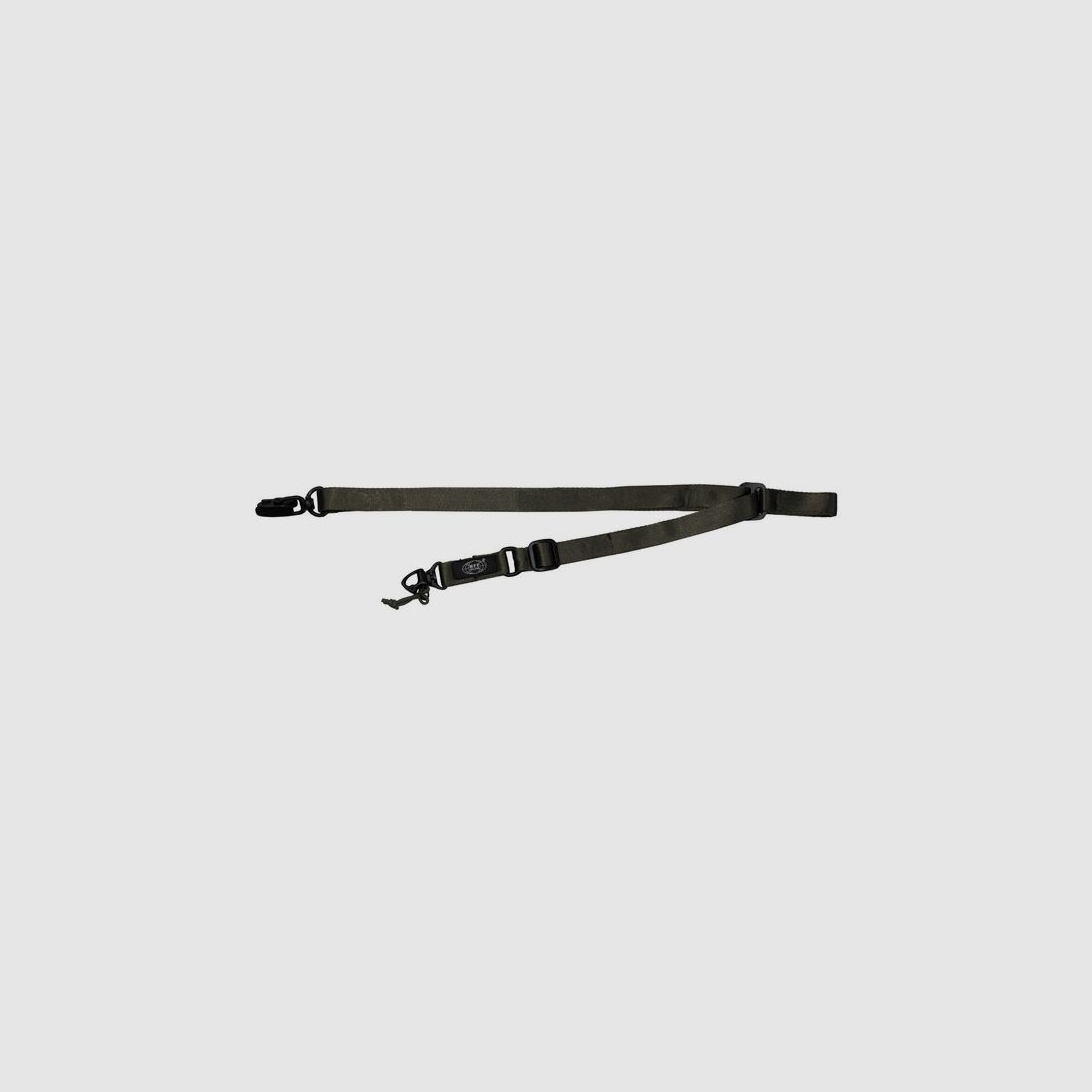 Gewehrriemen Oliv Nylon m. Karabiner und Clipverschluss - Gewehrgurt Waffenriemen