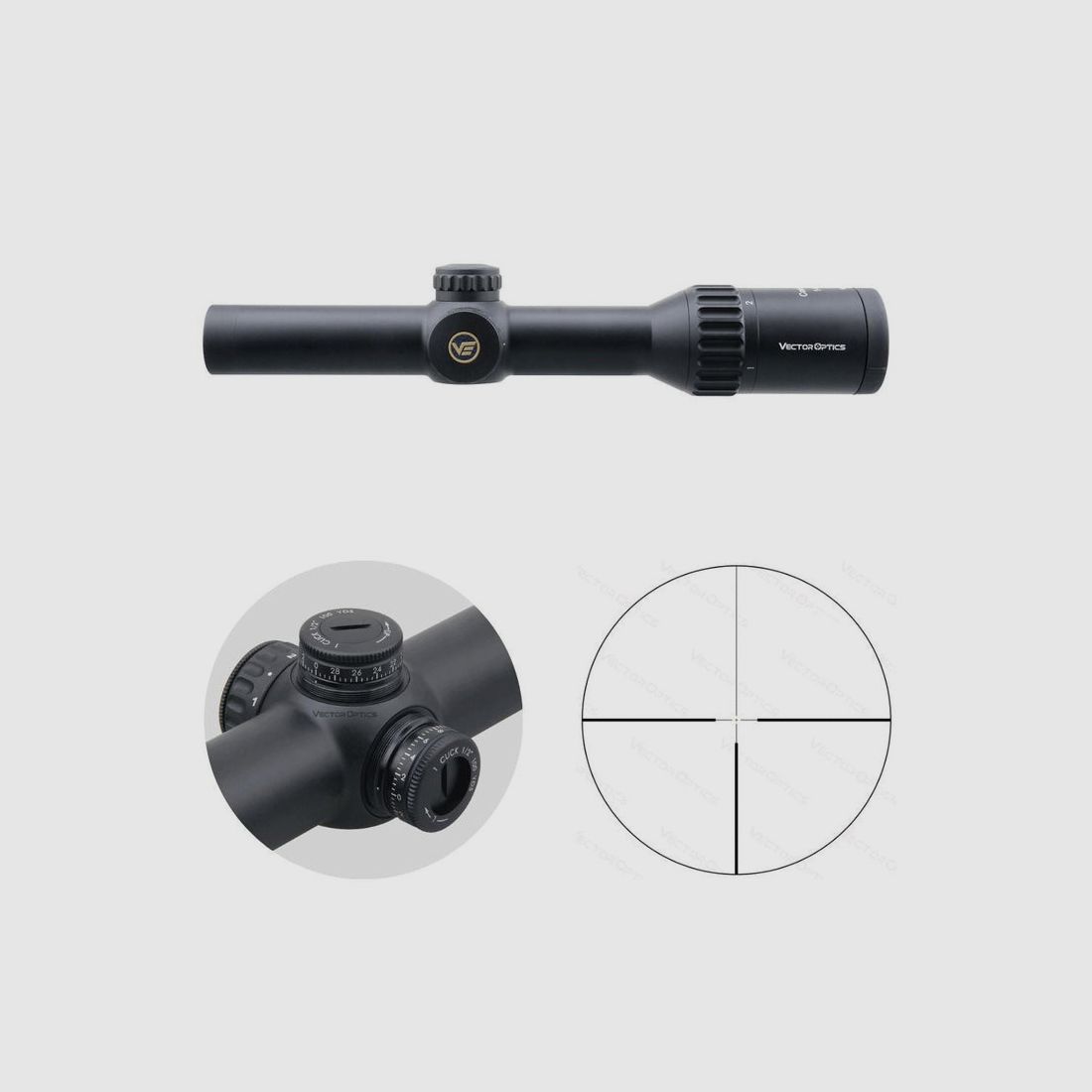 Vector Optics Continental 1-6x24 SCOC-23 new and original packaging with warranty (driven hunt scope, riflescope, LPVO)