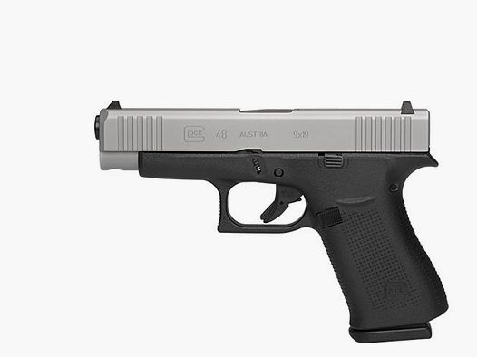 Glock 48 glissière argentée