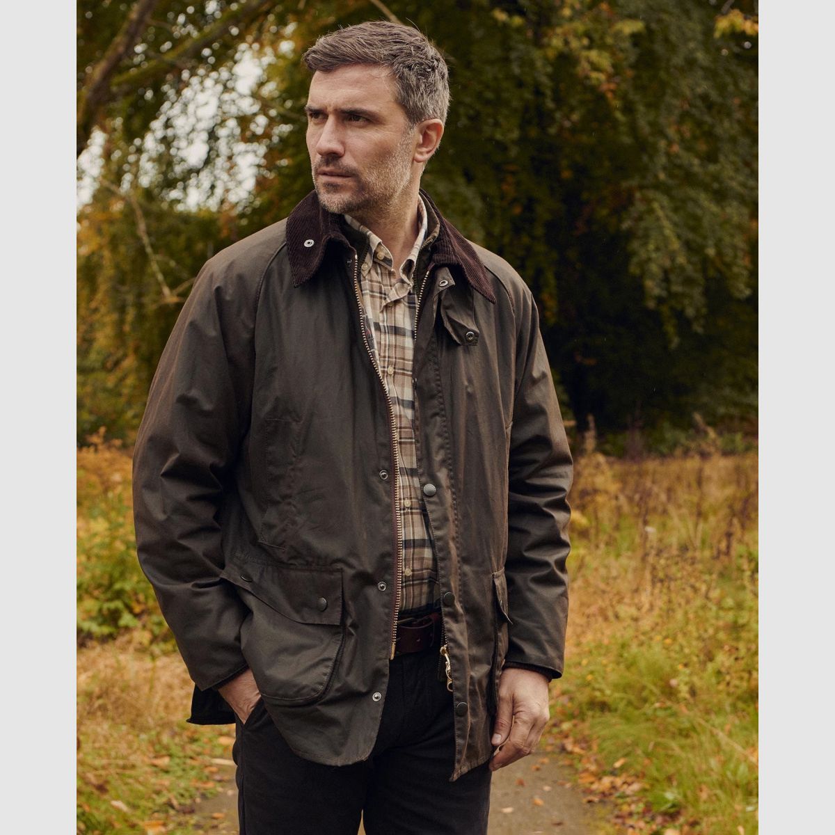 BARBOUR Beaufort Wax Jacket Rustic