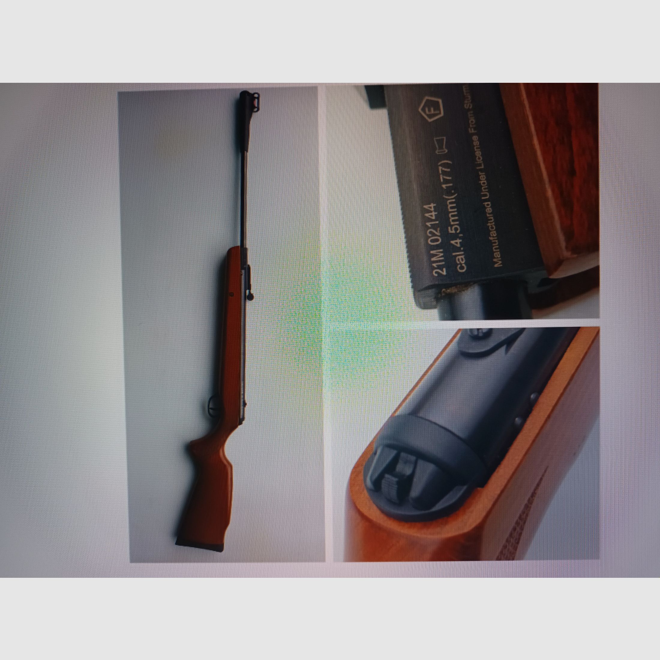 carabina ad aria compressa __ Ruger Air Scout Rancher __ calibro 4,5 mm (.177) ___ Nuovo Prezzo 249,- EUR, immagine 4 di 6