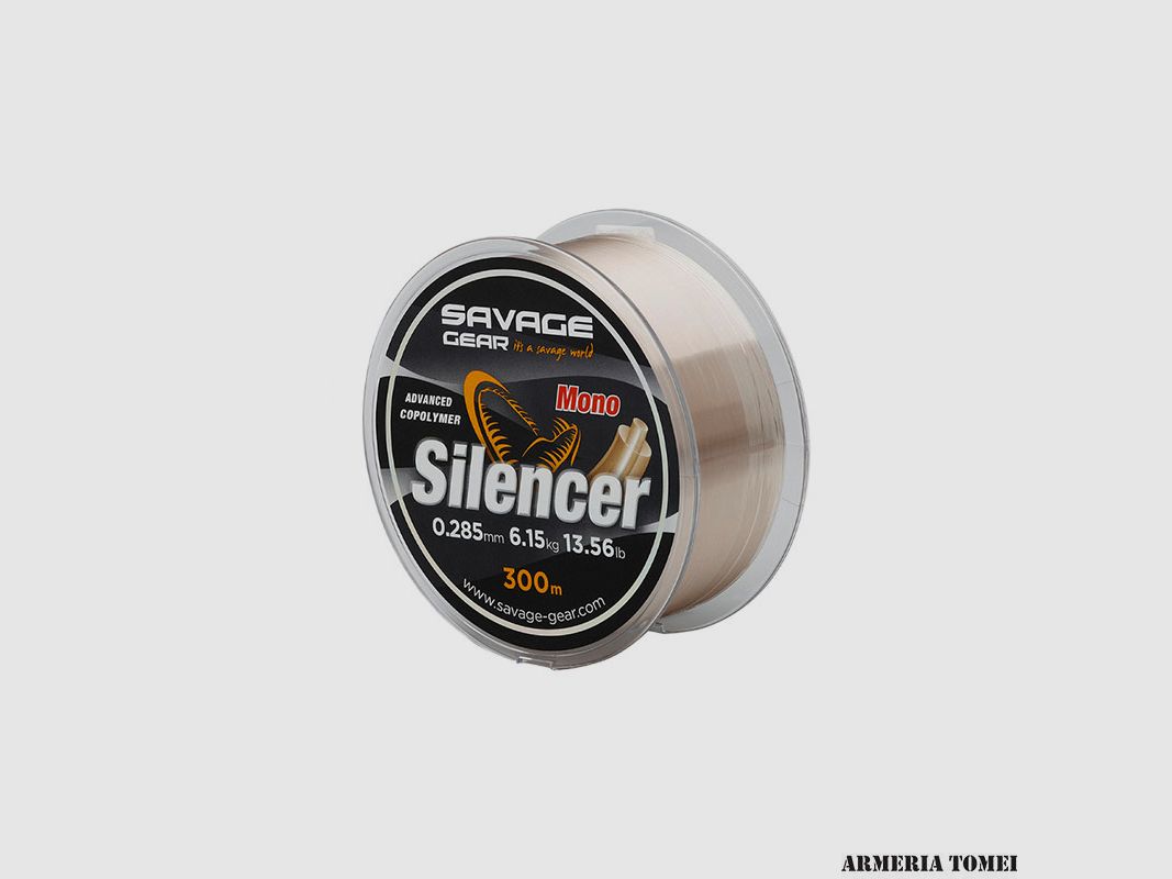 SAVAGE GEAR – SILENCER MONO 0.35mm 300m 8.97kg 19.78lb FADE