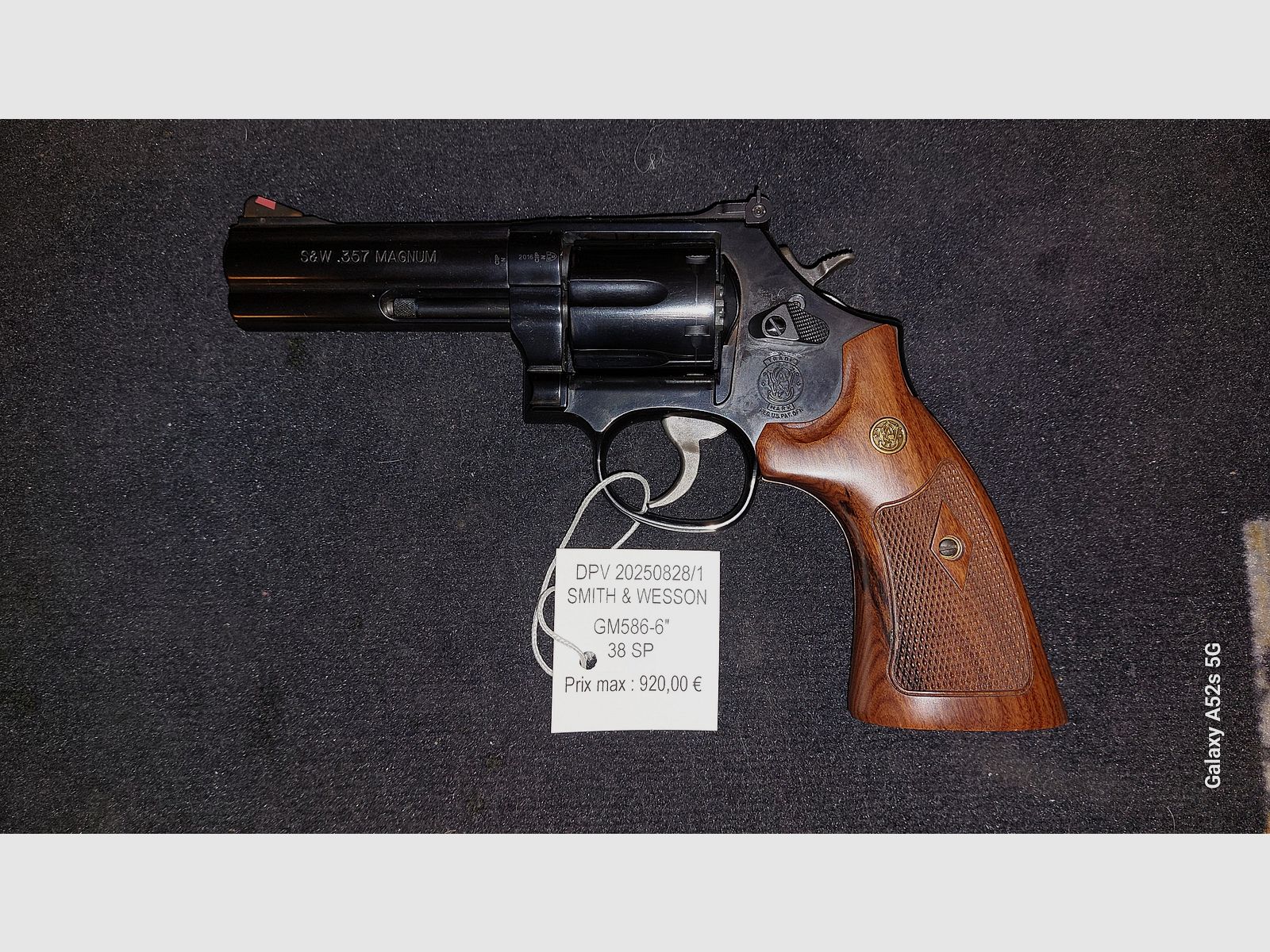 S&W GM586-6" 38 SP