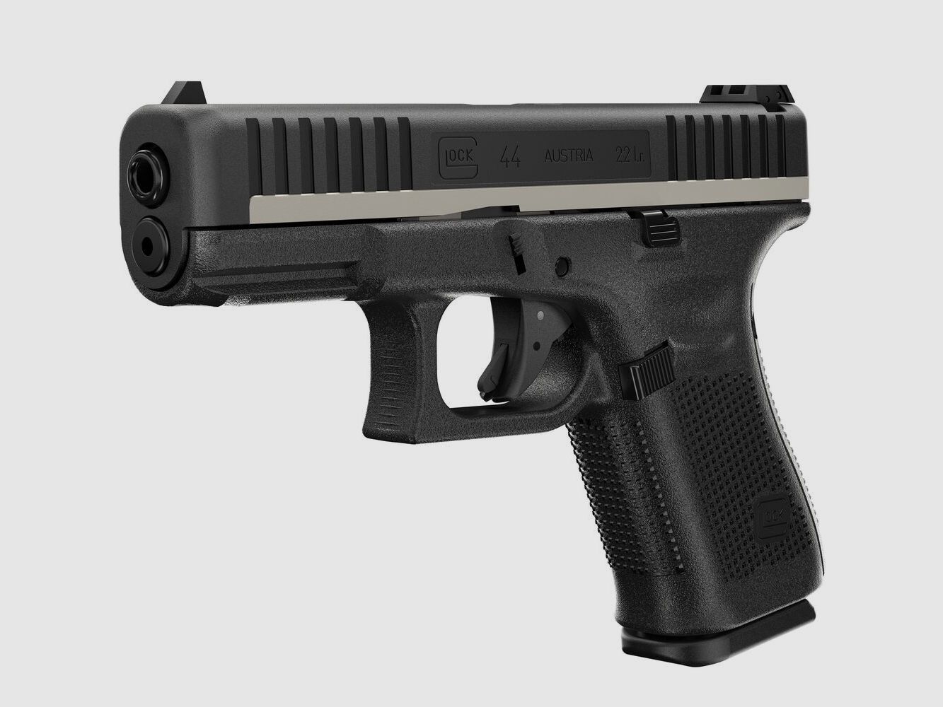 Pistola Glock G44 Special Edition Silver Line .22 lfb.