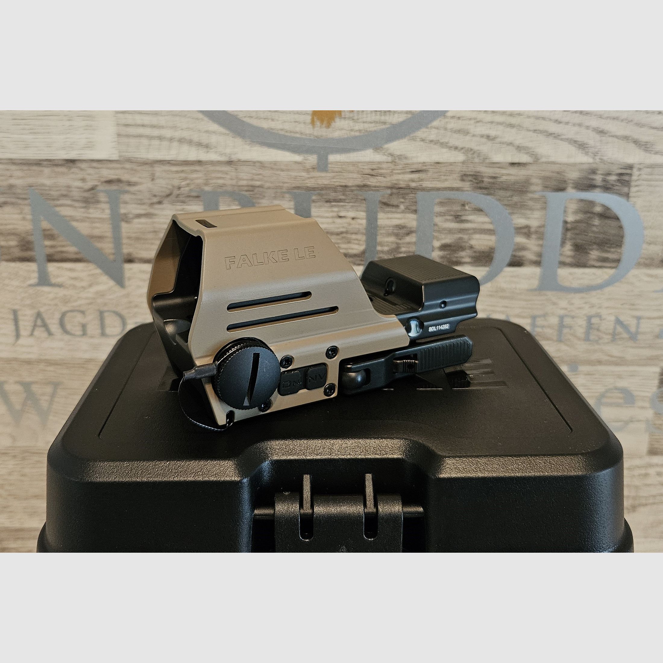Neuware vom Fachhandel - Reflexvisier Rotpunktvisier Red Dot Sight Falke LE-QL FDE