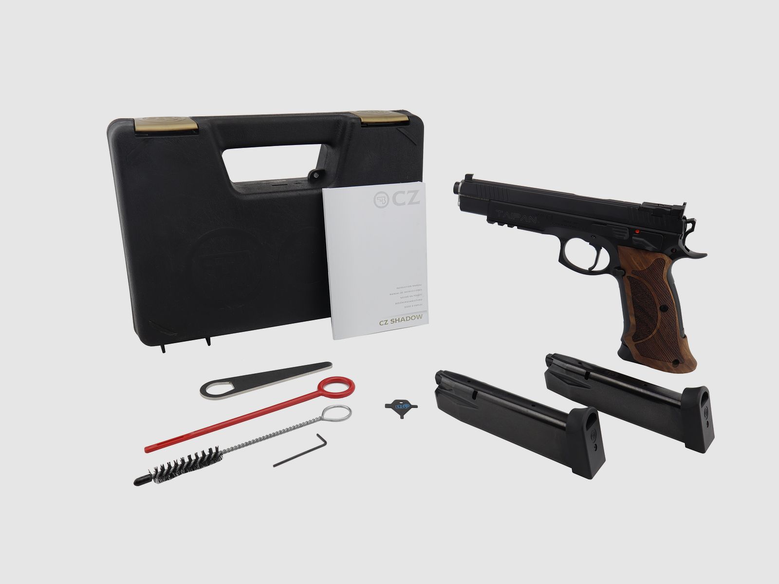  Pro Tuning  CZ 75 Taipan Sport 6 Zoll Sportpistole mit Nussbaum Griff