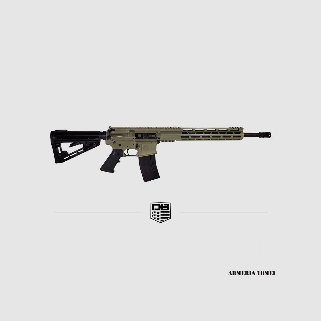 BÜCHSE – DIAMONDBACK M4 DB15 16′ M-LOK 12′ SCHIENE F.D.E. Kal. 223REM, Bild 1 von 2