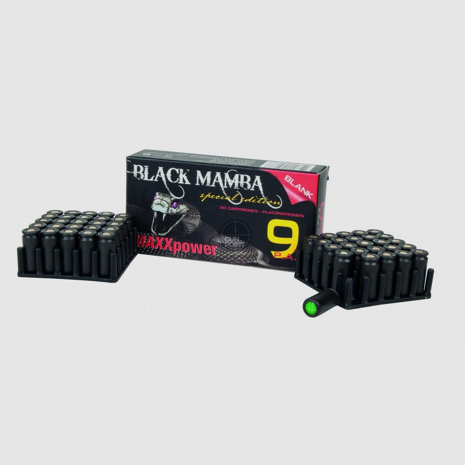 Victory Black Mamba MAXXPOWER - Platzpatronen 9 mm P.A.K - 50 Stck