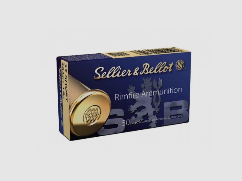 SELLIER & BELLOT .22 SHORT - 28,1G - 50 PATRONEN