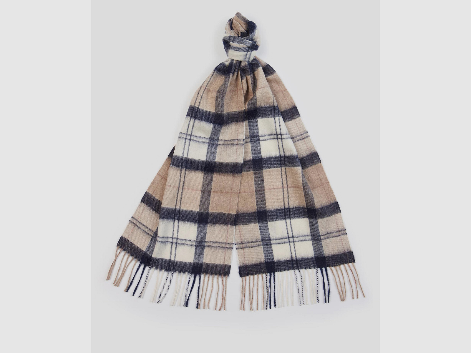 Barbour Tartan Schal aus Lammwolle & Cashmere