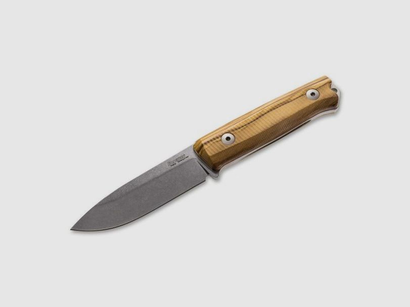 LionSteel B40 Cuchillo de exterior de madera de olivo, imagen 1 de 6