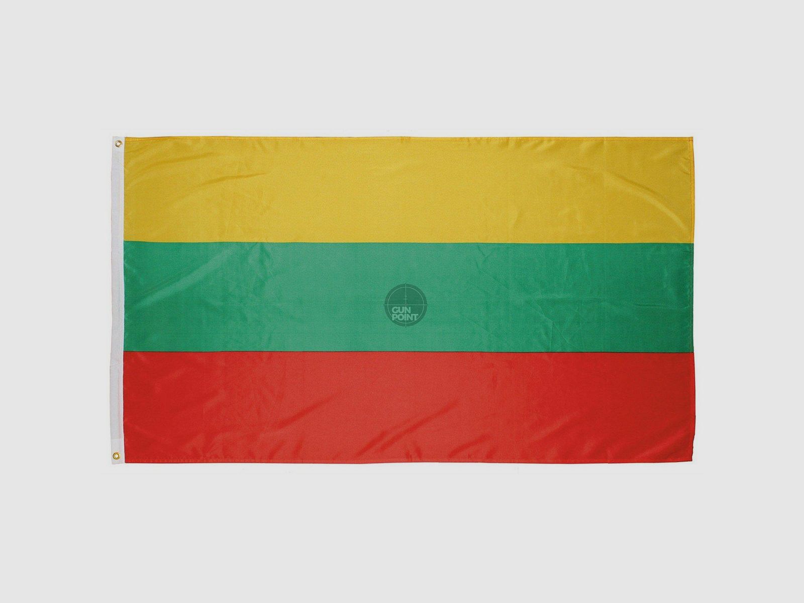 Fahne, Litauen,Polyester, 90 x 150 cm