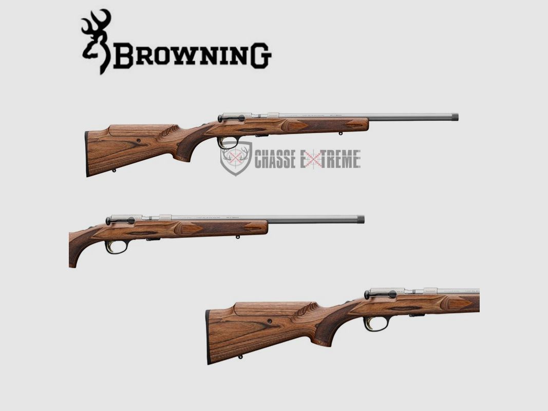 Karabina BROWNING T-Bolt Brązowa Laminowana Regulowana Stal Nierdzewna 19", zdjęcie 2 z 4