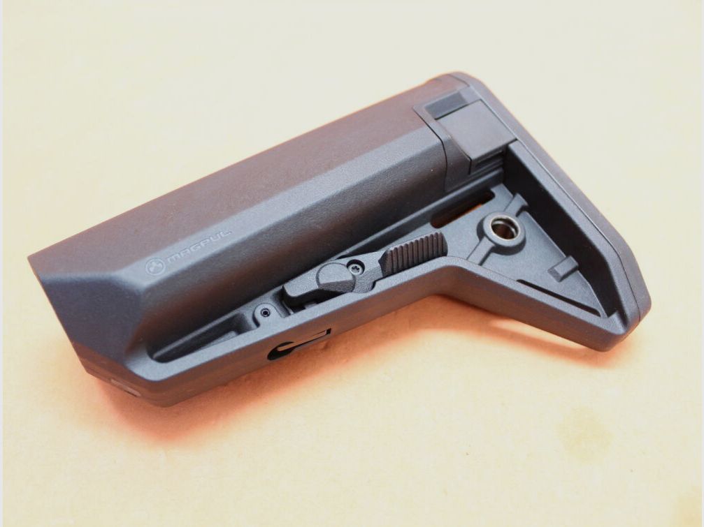 Magpul AR-15: Buttstock Magpul MOE SL-S (MAG653-BLK) MILSPEC Carbine Stock Polymer Black/ Sliding Stock