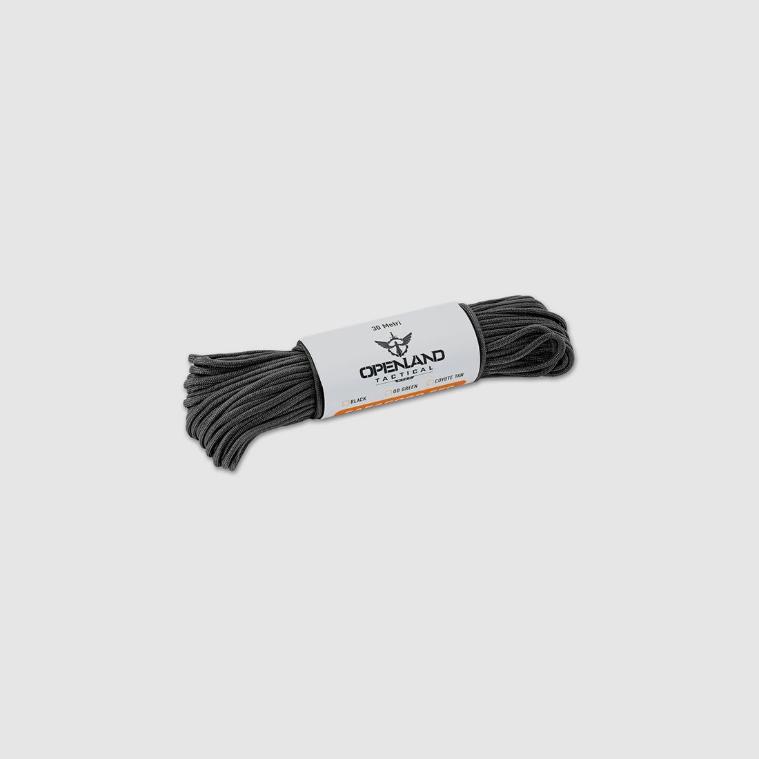 OPENLAND TACTICAL NERG – PARACORD 550 30 METERS 4MM NYLON, image 1 of 3