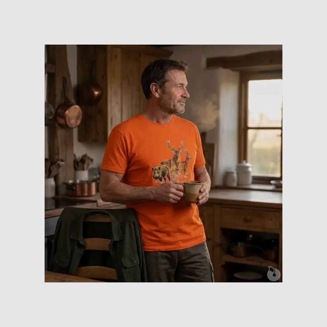 T-shirt orange grands animaux Bartavel®, image 1 sur 13