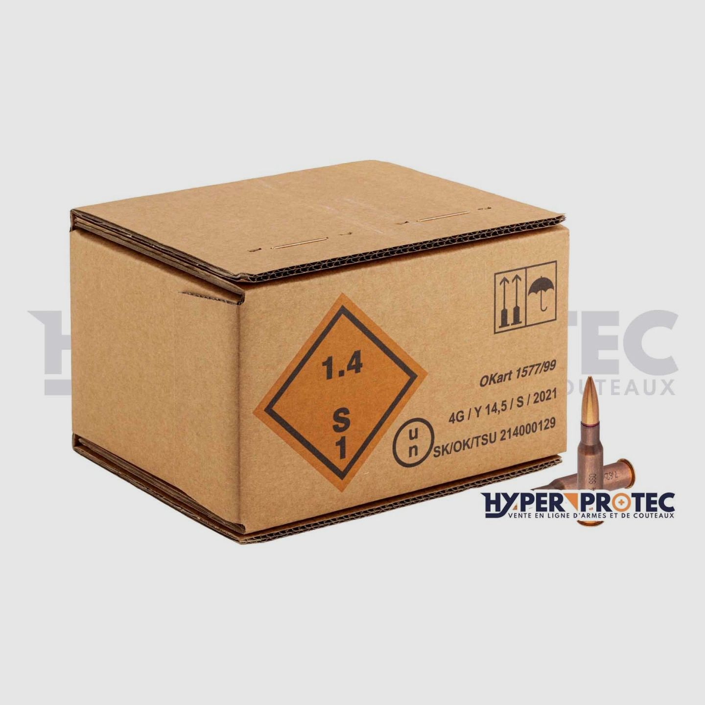 Berdan FMJ - Munition 7.62X54R Karton 250