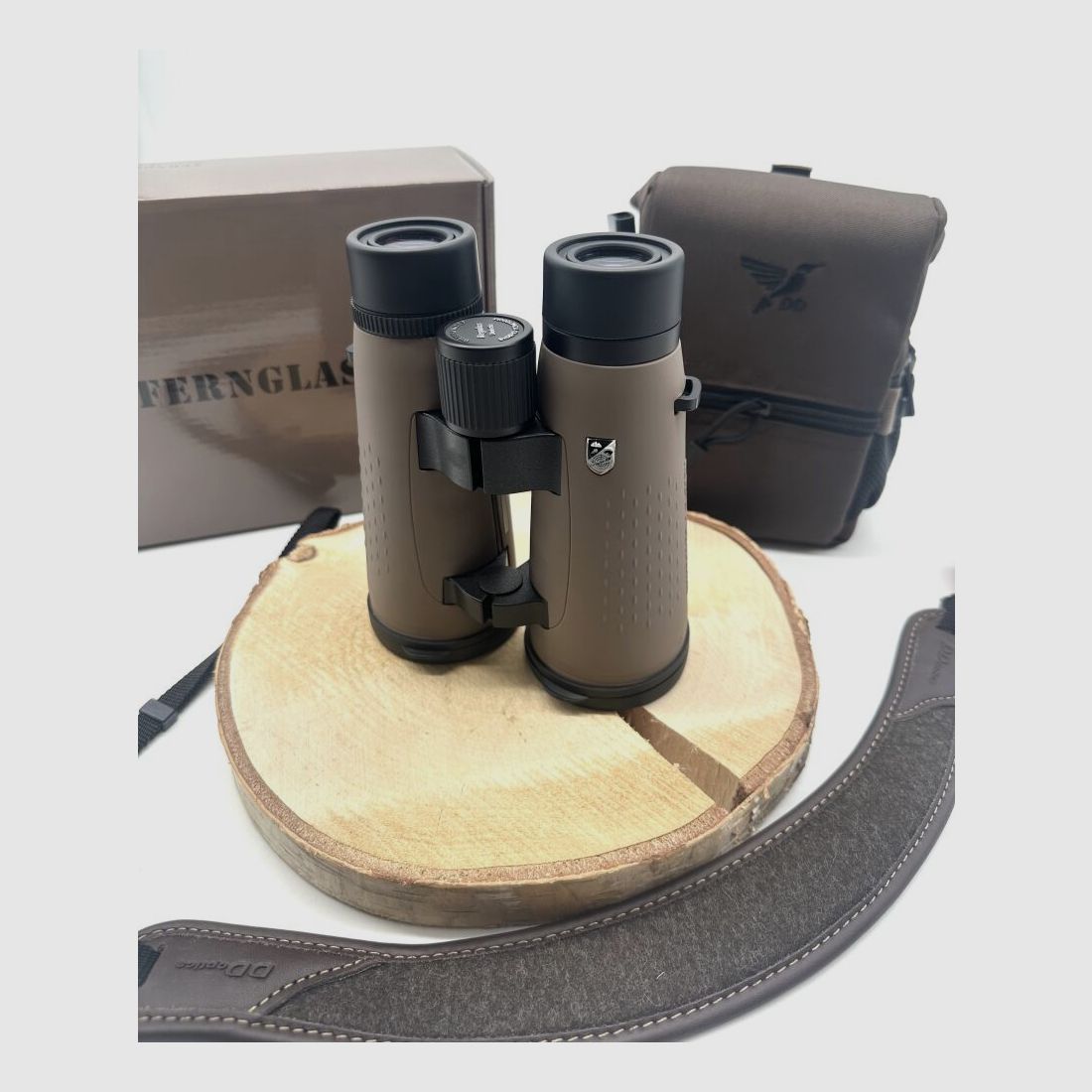 Ddoptics Fernglas-KW Regulus 8x56 HD mit Tasche und Niggeloh Trageriemen